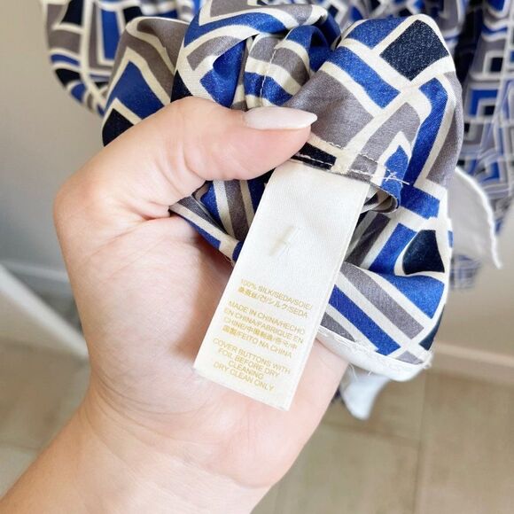 Kate Spade Silk Sleeveless Mini Button Down Silk Dress Size 10 - Picture 10 of 10